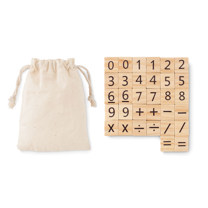Wooden counting game